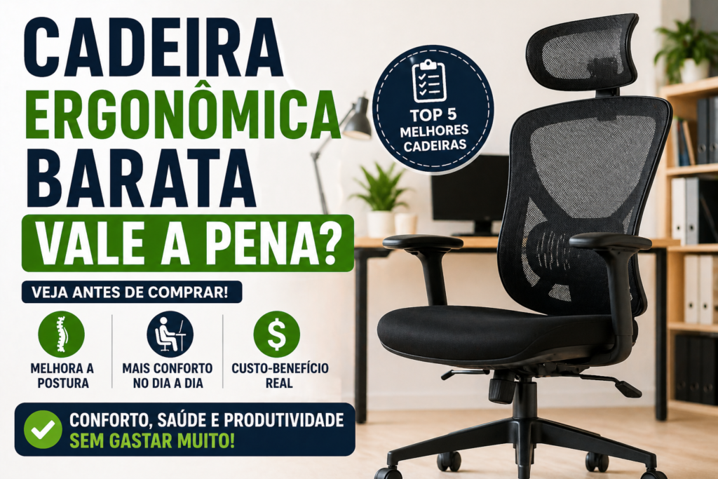 Cadeira Ergonômica Barata Vale a Pena? Veja Antes de Comprar