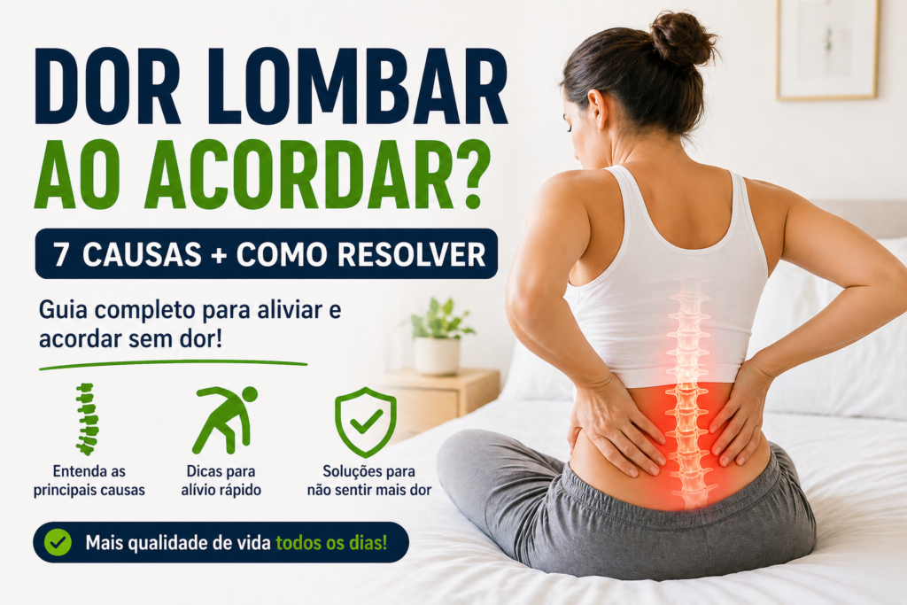 Dor Lombar ao Acordar: 7 Causas + Como Resolver (Guia Completo)