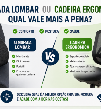 Almofada Lombar ou Cadeira Ergonômica: Qual Vale Mais a Pena?