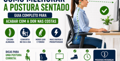 Como Melhorar a Postura Sentado (Guia Completo para Acabar com a Dor nas Costas)