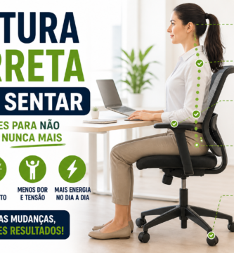 Postura Correta para Sentar: Guia Simples para Não Sentir Dor Nunca Mais
